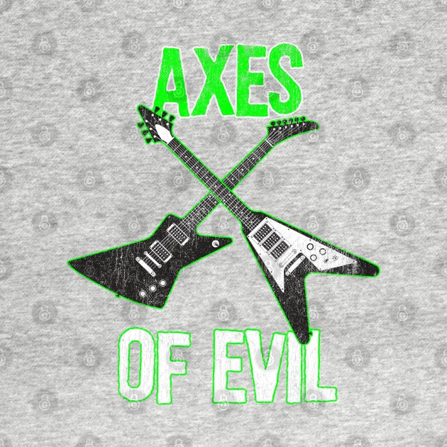 Axes Of Evil - Heavy Metal Electric Guitars by Vector Deluxe